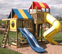 Fort Tower Swing Set