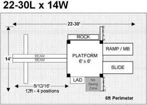 Jungle Fort Swingset - Site Plan 2