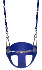 half bucket swing coated