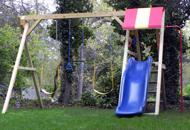 Jungle Swingset Slide